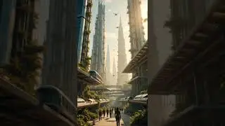 This AI-Rendered City Will Blow Your Mind | Utopian Tech Future #shorts