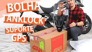 INSTALAÇÃO: BOLHA GIVI CB 500X | TANK LOCK | BOLSA TANQUE E SMARTCLIP!