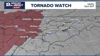 Live Weather Radar | Tornado Watch issued for part of East TN ahead of line of poss. strong storms