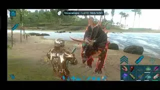 Ark mobile | [E:54] Large bear trap | how to trap medium size dinosaur | ark in Malayalam