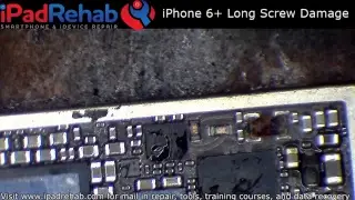 Some more iPhone 6+ long screw damage