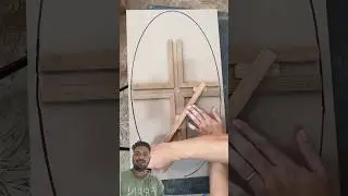 Cỡ tạo h&igrave;nh elip ch&iacute;nh x&aacute;c ! #tools #diy #shorts #wood #woodworking #carpentry