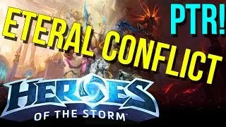 Heroes of the Storm - Eternal Conflict - PTR - Battlefield of Eternity (New Map)