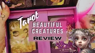 🧚REVIEW TAROT BEAUTIFUL CREATURES  🎃 LIVRO E CARTAS - EDITORA Red Feather