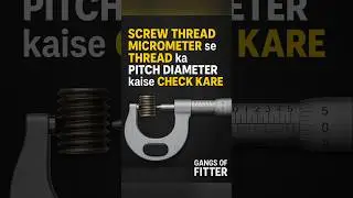 Screw thread micrometer in hindi | #fitter #iti