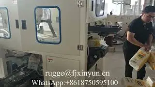 Automatic bottom pump facial tissue machine production line