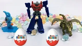 Kinder Joy Eggs Transformers New Toys Kids Fun Show | BingoTwins TV