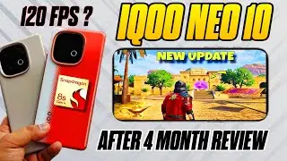 IQOO NEO 10 BGMI AFTER 4 MONTH PLAYING REVIEW | ORIGIN OS 6 *With Fps Meter
