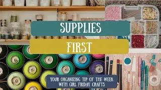 Before You Buy Bins DO THIS! #craftspaceorganization #organizationhacks #organizingtips