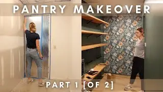 DIY Pantry Makeover [Part 1 of 2] // Budget Friendly Pantry Makeover // Pantry Organization Ideas