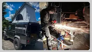 Aufstelldach selbst im Camper einbauen - ORYX SOLUTIONS Skinny Lou f&uuml;r Land Rover Defender 110 TD5