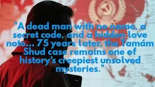 The Somerton Man Mystery (1948): The Unsolved Case of Tam&aacute;m Shud &ndash; Spy, Lover, or Time Traveler?