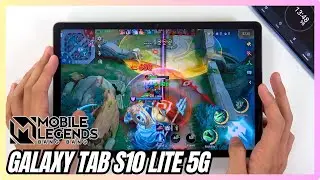 Samsung Tab S10 Lite Mobile Legends Gaming test MLBB | Exynos 1380, 90Hz Display
