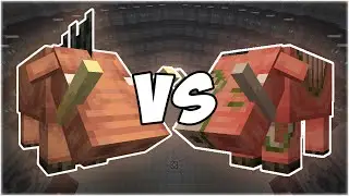 Hoglin vs Zoglin - Minecraft Mob Battle