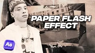 How to create PAPER FLASH EFFECT in After Effects!