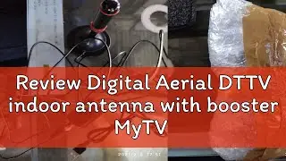 Review Digital Aerial DTTV indoor antenna with booster MyTV MyFreeView DTTV HDTV DVB-T2 DVT TV Chan