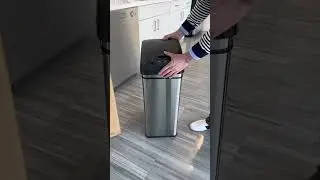 Say goodbye to unwanted odors with our sensor trash can! #products #viralproducts