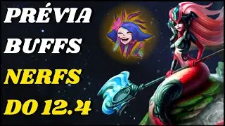 Pr&eacute;via Patch 12.4 Lol | Buffs: Ashe, Sett, Neeko, Nami, Xayah, Aatrox, Illaoi | Nerfs: Qiyana, Zeri