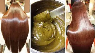 Powerful Henna hair mask for dry frizzy hair || Get Smooth, Silky, Shiny & Long Hair