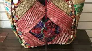 Bohemian style handcrafted Ethnic tote bag