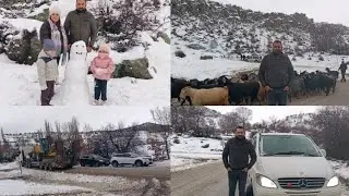 KARDA MAHSUR KALDIK  / MACERALI BİR GÜN ❄️🏔️☃️🌨️