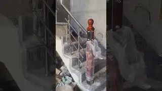 Staircase steel ralling design