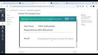 Module 9 Knowledge Check |  AWS Academy Cloud Foundation | AWS Cloud Security | Direct Answers