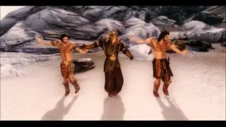 Skyrim Dance - Farkas & Vilkas with Miraak