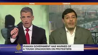 Mohammad Marandi has a heated interview with Al Jazeera's Peter Dobbie about the Iran Protests