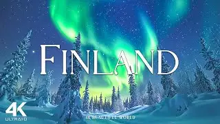 FINLAND 4K Amazing Aerial Film - Meditation Relaxing Music - Natural Landscape