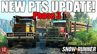 SnowRunner: THE FINAL PHASE 3 PTS UPDATE! Pacific P512, P16, CAT 745C, & MORE!