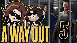A Way Out: Swimming in Filth - PART 5 - Game Grumps