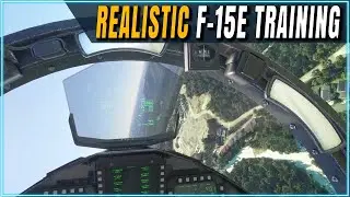 F-15E Strike Eagle Low Level Flight Through the Mountains