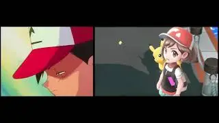 Pokemon let's go pikachu and Eevee opening theme comparison