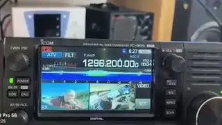 Icom ic-905 с режимом ATV (любительского телевидения).