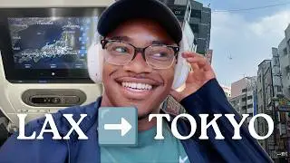 I Flew 11 Hours on ANA to Japan 🇯🇵 | ANA Flight Review, Arriving in Tokyo, and First Time in Asia