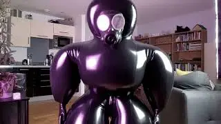 Trying Out An Inflatable Rubber Suit