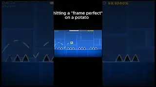 doing a frame perfect on a potato #gd #geometrydashchallenge #gd22
