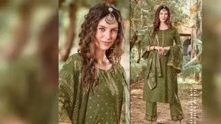 Rangmaya Jessica Rayon Palazoo And Designer Kurti