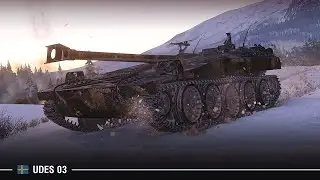 WoT. Шведская ПТ UDES 03. Отличная ПТ но позиционная, отличная маскировка, неплохой обзор.
