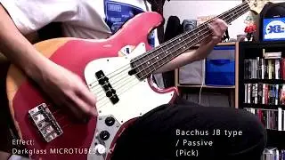 ベースを弾き比べてみた [My Bass Comparison]