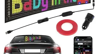 Flexible LED Matrix Panel: The Ultimate Scrolling Sign for Cars & Businesses