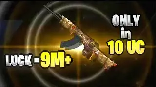 10 uc 😳 luck pubg mobile | Wanderer tyrant akm crate opening