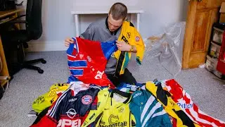 VINTAGE FOOTBALL SHIRTS UNBOXING FOR OUR DEPOP