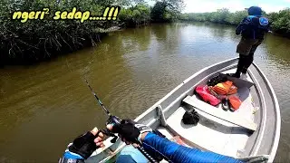 UJI NYALI CASTING DI SARANG BU4Y4❗❗❗EXPLORASI MUARA SUNGAI PULAU BULAN