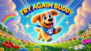 Try Again Buddy | Kids song about Never Give up | Children&rsquo;s Motivational 3D Animated Cartoon Song