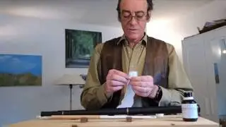 Tim Adams Irish Flute oil holes1