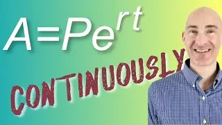 Compounding Continuously Pert Formula