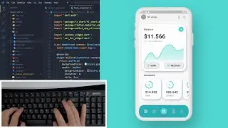 ASMR Programming - Wallet App UI - No Talking
