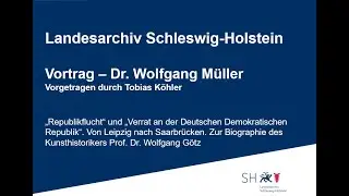 &bdquo;Republikflucht&ldquo; und &bdquo;Verrat an der DDR&ldquo;. Von Leipzig nach Saarbr&uuml;cken. - Dr. Wolfgang M&uuml;ller